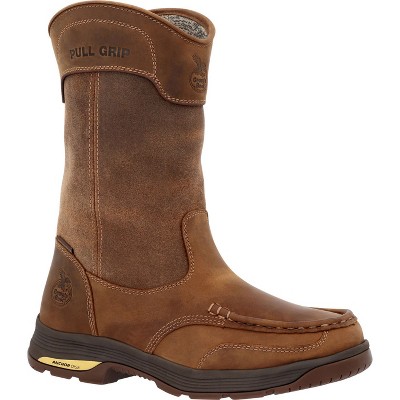 Men's Georgia Boot Athens SuperLyte Waterproof Wellington Pull-On Boot