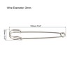 Unique Bargains Metal Blankets Crafts Brooch Making Home Sewing Large Safety Pins 15 Pcs - 2 of 4