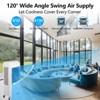 Evaporative Cooler, 4100CFM Evaporative Air Cooler with 15.8 Gallon Water Tank and 4 Ice Packs, 3 Modes & Wind Speeds, 3-IN-1 Evaporative Cooler - 4 of 4