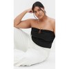 Women's Plus Size Lila Top - black | CITY CHIC - 4 of 4