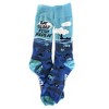 Crazy Dog T-Shirts Mens Eat Sleep Fish Repeat Socks Funny Cool Novelty Fishing Crazy Gift Idea For Dad - 3 of 4