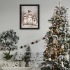 Three Snowman Pals Black Framed Wall Art for Living Room, Holiday Wall Art Print for Home Decor, Bedroom Wall Art by Jo Moulton - 3 of 4