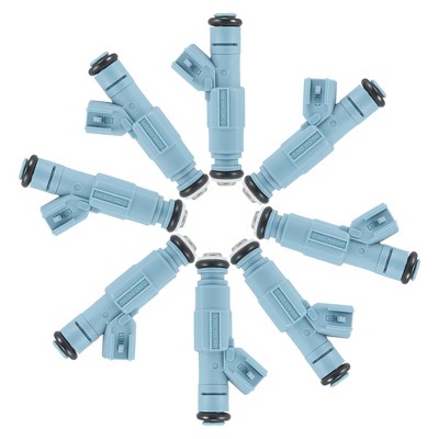 Unique Bargains 8 Pcs Fuel Injectors Nozzle 0280155849 for Dodge Durango Dakota for Jeep Grand Cherokee for Chrysler Nozzle 53032704AB 4.7L V8