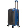 Rockland London Hardside Expandable Luggage with Spinner Wheels Grey Carry-On 20-Inch - 3 of 4