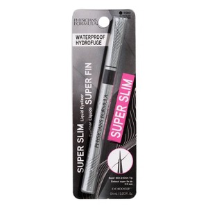 Physicians Formula Eye Booster Super Slim Liquid Waterproof Eyeliner - Ultra Black - 0.013 fl oz - 1 of 4