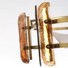 Perimost 31.9" Gold Modern Glass LED Fandeliers with Remote and Lights - 4 of 4