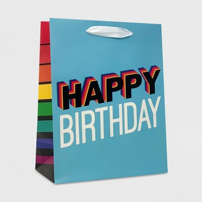 Small Basic "Happy Birthday" Gift Bag - Spritz™