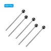 Unique Bargains Brass DIY Craft Jewelry Making Round Ball Head Pins 200 Pcs - 3 of 4