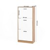 VANIRROR Shoe Cabinet, Entrance Shoe Storage Cabinet Organizer Holder For Bedrooms, Entryways - 3 of 4