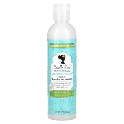 Camille Rose Leave-In Detangling Hair Treatment, Coconut Water, 8 oz (240 ml)