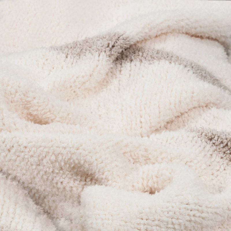 Cozy Feathery Knit Border Striped Throw Blanket  - Threshold™, 6 of 12