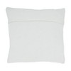 18"x18" Diamond Design Chindi Square Pillow Cover Blue - Saro Lifestyle: Bohemian, Cotton, Zippered - 2 of 4
