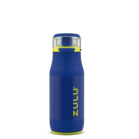 ZULU Vacuum Insulated Stainless Steel High Performance Water Bottle 12 oz  Blue