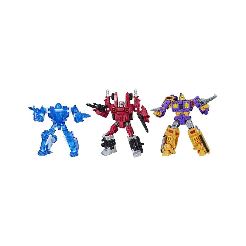 WFC-S55 Holo Mirage WFC-S56 Powerdasher Aragon WFC-S57 Decepticon Impactor Fan Vote Battle 3-Pack Deluxe Class | Transformers Generations War for, 1 of 7