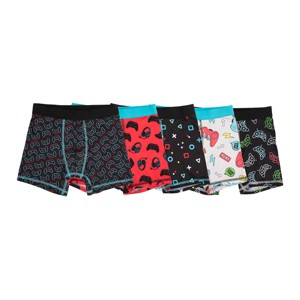 Gaming AOP Boy's 5-Pack Boxer Briefs - 1 of 4