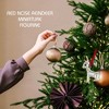 Nambé Holiday Ornament – Rudolph the Red-Nosed Reindeer Silver and Gold-Plated Christmas Tree Decoration with Rocking Base, Collectible - 2 of 4