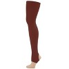Capezio Ultra Soft Self Knit Waistband Stirrup Tight - Girls & Toddler - 2 of 4