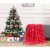 Elegant Comfort Super Soft Christmas Prints Blanket Home D¨¦cor, Warm Cozy Throws for Winter Bedding. - 2 of 4