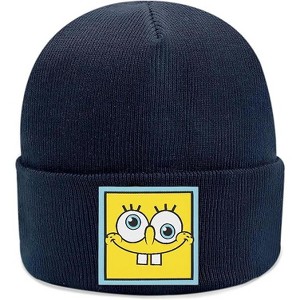 Beanie for Kids and Adults Winter Hat – Beanie with SpongeBob Patch Licensed (One Size) - 1 of 4