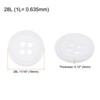 Unique Bargains Sewing Resin Round Flat 4-Hole Replacement Craft Buttons 20 Pcs - 2 of 4
