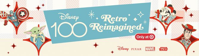 Disney 100 Retro Reimagined only at Target