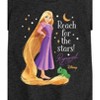 Girls' - Disney Princess - Rapunzel and Pascal Reach For The Stars Fitted Short Sleeve Graphic T-Shirt - 2 of 4