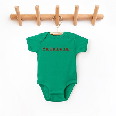 The Juniper Shop Fa La La Puff Print Baby Bodysuit
