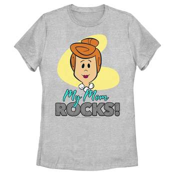 Women's Flintstones My Mom Rocks  T-Shirt -  -