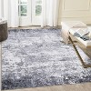 2'x6' Machine Washable Runner Rug, Non-Slip Low Pile Carpet for Hallway, Bedroom, Living Room, Kitchen, Dining Room, Grey - 3 of 4
