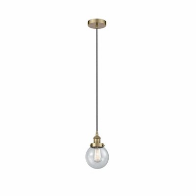 Beacon - 1 Light Mini Pendant In Industrial Style-9.5 Inches Tall and 6 Inches Wide