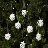 8ct Glittered Pinecone Christmas Tree Ornament Set - Wondershop™ - 2 of 3