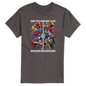 Men's - Marvel - Super Heroes Vs Villains Short Sleeve Graphic T-Shirt - 1 of 4