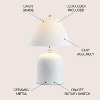 JONATHAN Y Serge Swirl Ceramic Bohemian Glam LED Table Lamp - 3 of 4