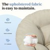 CAVINAS Wicker Papasan Chair with Cloud Thick Density Fabric Cushion, 360 Degree Swivel Chair, Weatherproof Lounge Chair, Accent Chair - 3 of 4