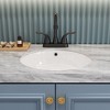 Gulches Matt Black 2-Handle Bathroom Sink Faucet, 12.06" with 360° Swivel Spout - 3 of 4