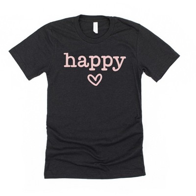 The Juniper Shop Happy Heart Girls Short Sleeve Tee