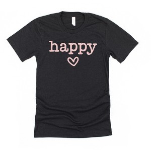 The Juniper Shop Happy Heart Girls Short Sleeve Tee - 1 of 2