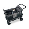 WONDERFOLD W4 Elite Pro Wagon Stroller - Jet Black - 3 of 4