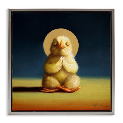 Stupell Industries Meditating Yoga Chick, 18" x 18"