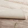 Kumasinova Tufted Pearl Channel Bathroom Rugs, Washable Rug, High-Low Stripe Bath Rug, Non-Skid Door Mat, Area Rug, Oeko-Tex Certified - 2 of 4