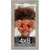 PosterPalooza | 4x8 Wide Barnwood Picture Frame, UV Acrylic, 6 Finishes - Grey, Brown, White, and Black - 2 of 4
