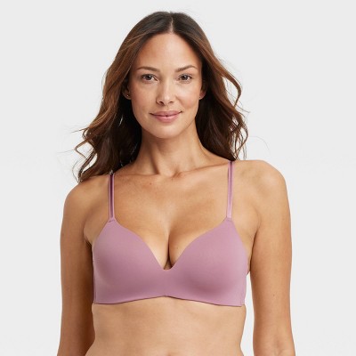 Women's Bliss Lightly Lined Wirefree Bra - Auden™ Pink 34DD