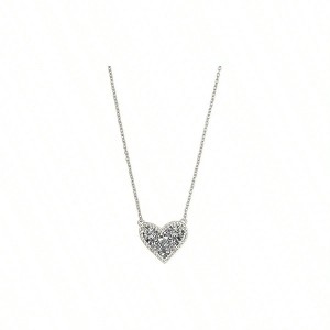 Heart Adjustable Length Pendant Necklace for Women, Fashionable and Exquisite, Suitable for Daily Wear - 1 of 3