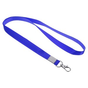 Unique Bargains Width Flat Neck Lanyards with Swivel Hook Clip for Name Tag Badges 5 Pcs - 1 of 4