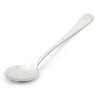 Unique Bargains Stainless Steel Round Head Tableware Soup Spoon Silver Tone 6.7'' Long 5 Pcs - 2 of 3