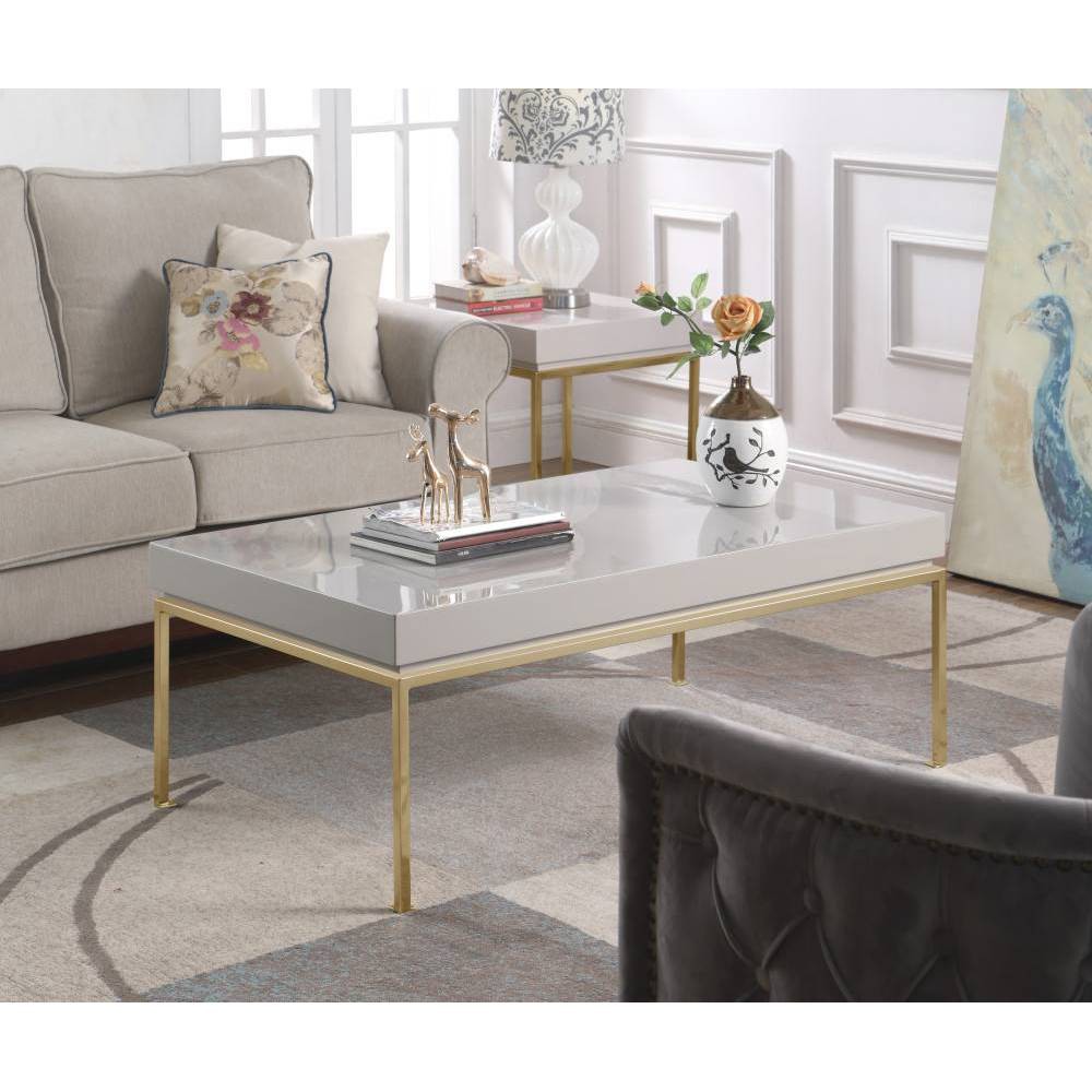 Alcestis Side Table Gray - Chic Home Design was $739.99 now $443.99 (40.0% off)