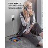 iHome USB C Charger: AC Pro 20W Multiport USB Charger (1 USB-C Port, 1 USB-A Port), Flat USB C Charger Block - 3 of 4