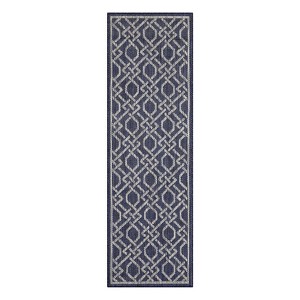 Modern Rug Soft  Non Slip Carpet Low Pile Stain Resistant Floor Cover Geometric Accent  Rug for Living Room Bedroom Nursery - 1 of 4