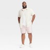 Men's Short Sleeve Poplin Shirt - Goodfellow & Co™ Aqua Blue - 3 of 3