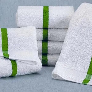 100% Cotton Center Stripe Towels By Rifz Textiles - 1 of 2
